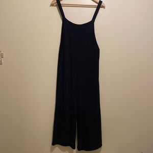 OAK + FORT COTTON BLACK OVERALLS. Size Xs